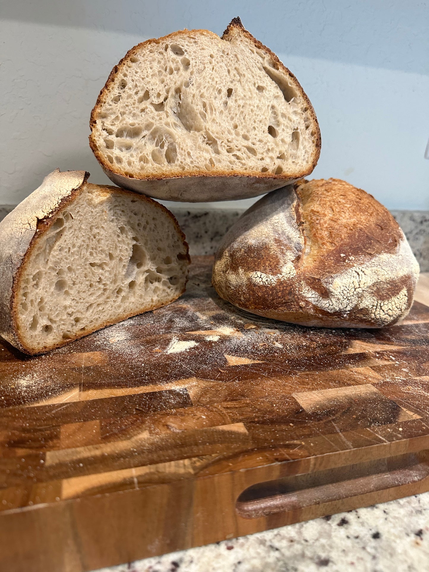 Classic Italian Sourdough White Bread