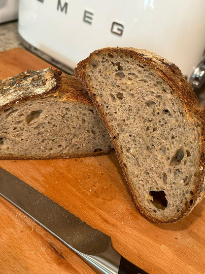 Nine grain Sourdough Bread