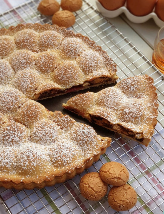 Crostata di Amaretti e marmellata