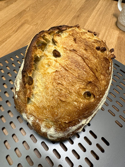 Olive and garlic Sourdough Bread