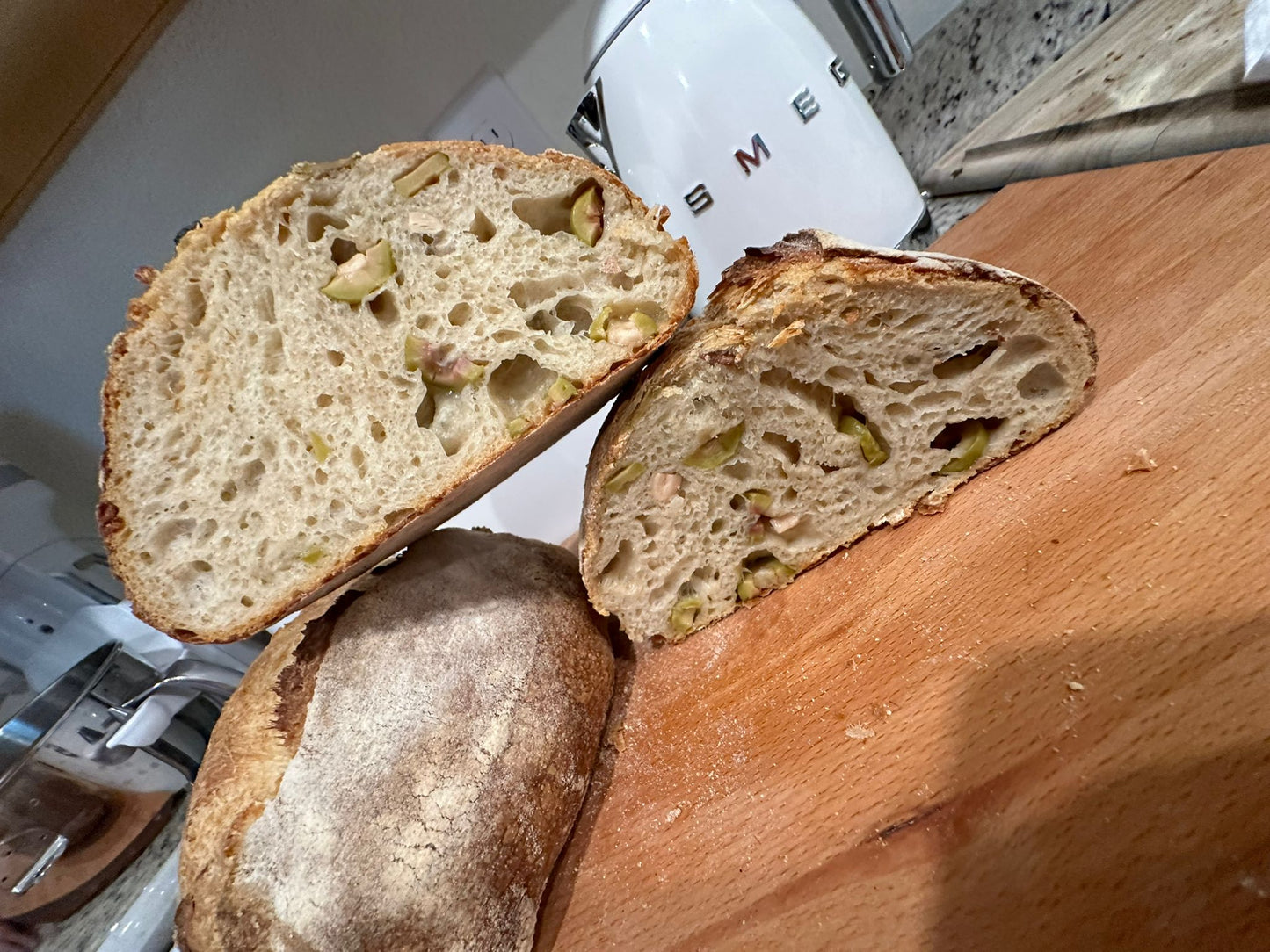 Olive and garlic Sourdough Bread