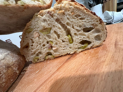 Olive and garlic Sourdough Bread