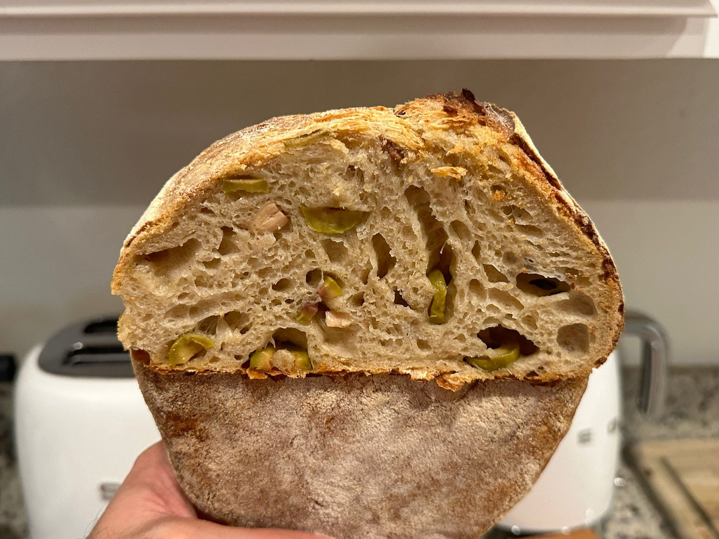 Olive and garlic Sourdough Bread